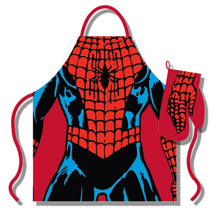 Marvel Spider - Man Apron & Oven Mitt Set - GeekCore