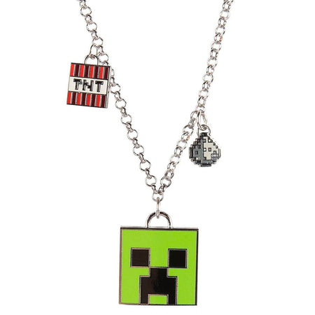 Minecraft Enchanted Creeper Pendant Necklace - GeekCore