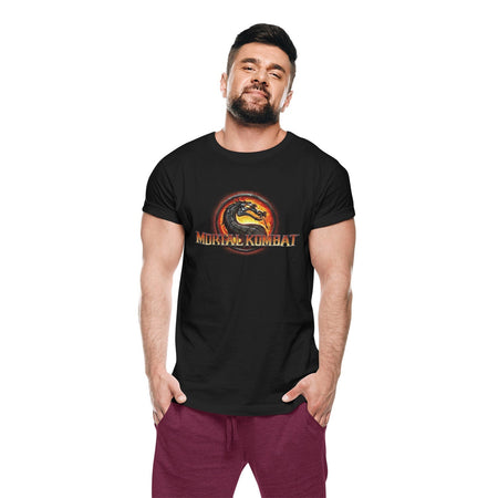 Mortal Kombat Logo T - Shirt - GeekCore