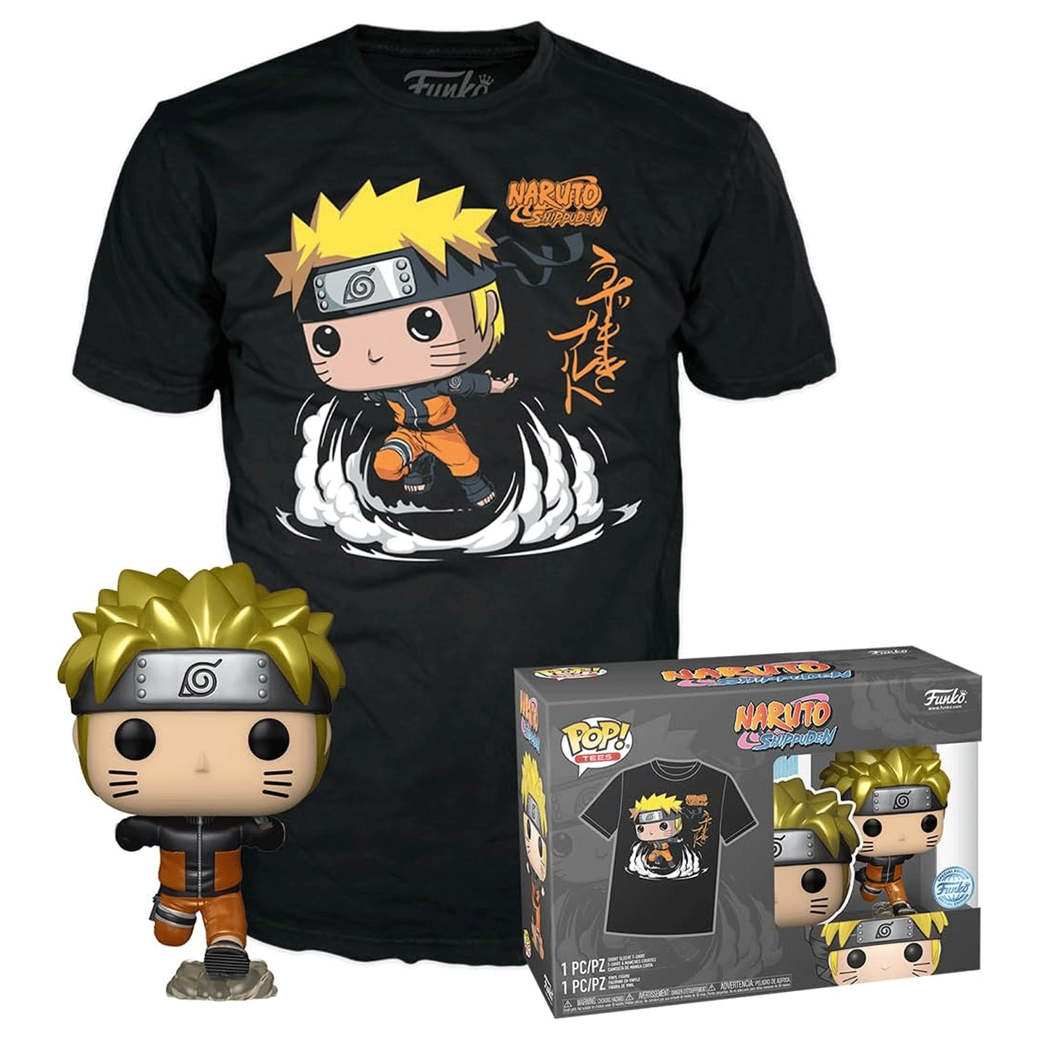 Naruto Run Pop! Vinyl and Tee Set - GeekCore