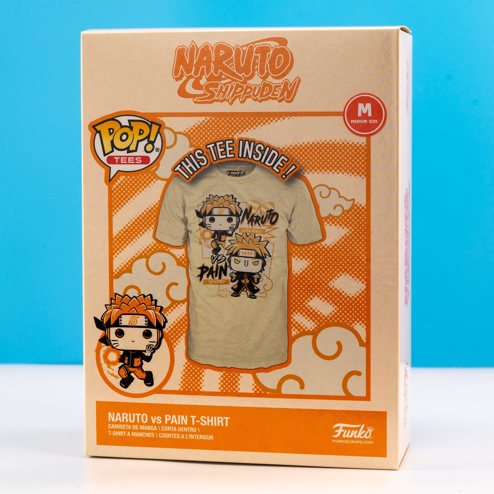 Naruto: Shippuden - Naruto vs Pain Funko Boxed Tee - GeekCore