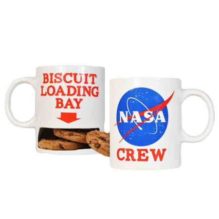 NASA Crew Mug with Cookie Holder - GeekCore