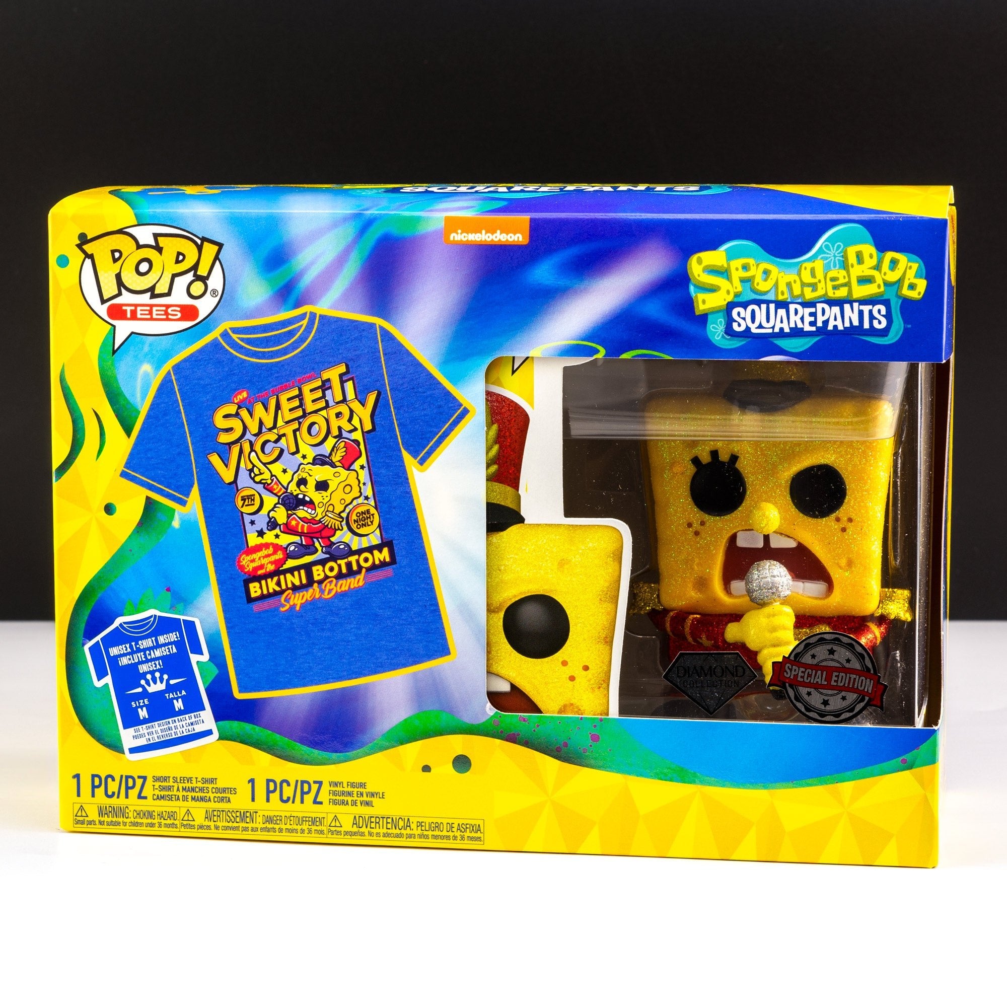 Nickelodeon SpongeBob SquarePants Band LDR Pop! Vinyl and Tee Set - GeekCore