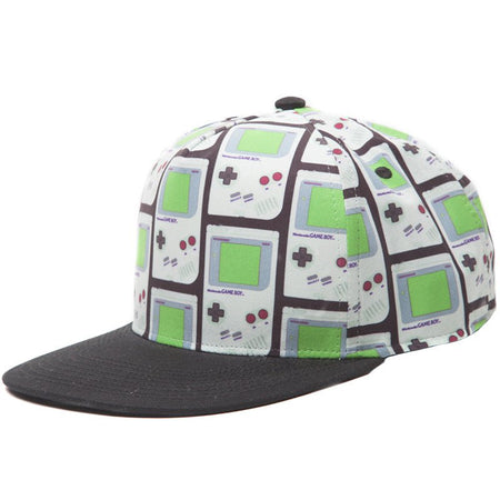 Nintendo Game Boy All Over Print Snapback Cap - GeekCore