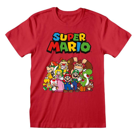 Nintendo Super Mario Main Character Group T - Shirt - GeekCore