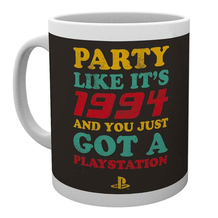 Playstation Party Like It's '94 Mug - GeekCore