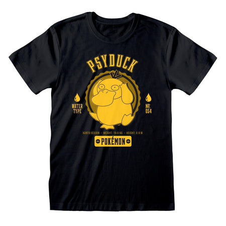 Pokemon Collegiate Psyduck Unisex T - Shirt - GeekCore