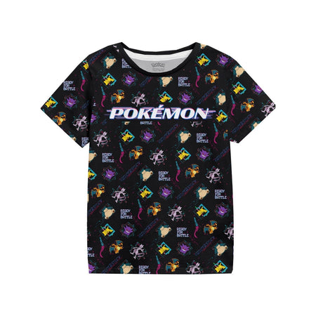 Pokemon Distortion AOP Kids T - Shirt - GeekCore