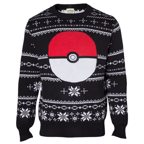 Pokemon Knitted Christmas Jumper GeekCore