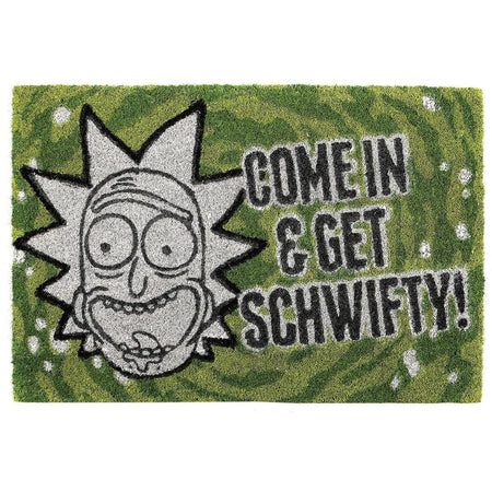 Rick and Morty Get Schwifty Coir Doormat - GeekCore