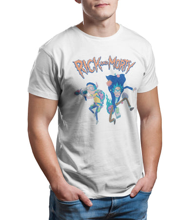 Rick and Morty Psychedelic T-Shirt - GeekCore