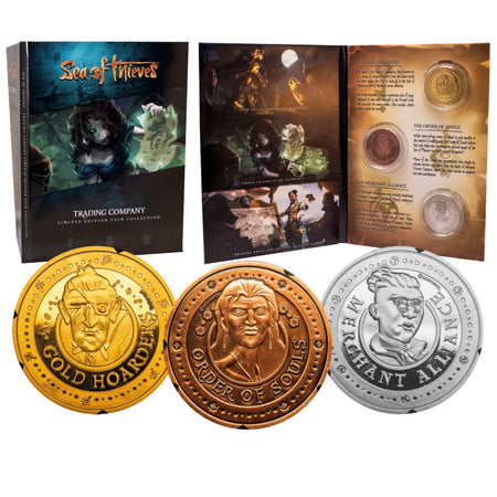 Sea of Thieves Triples Collectors Coin Pack - Gold, Silver, Bronze - GeekCore