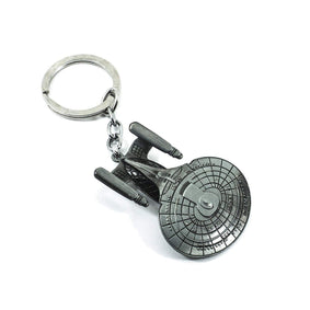 Star Trek U.S.S Enterprise D Metal Key Chain - GeekCore