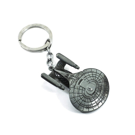 Star Trek U.S.S Enterprise D Metal Key Chain - GeekCore