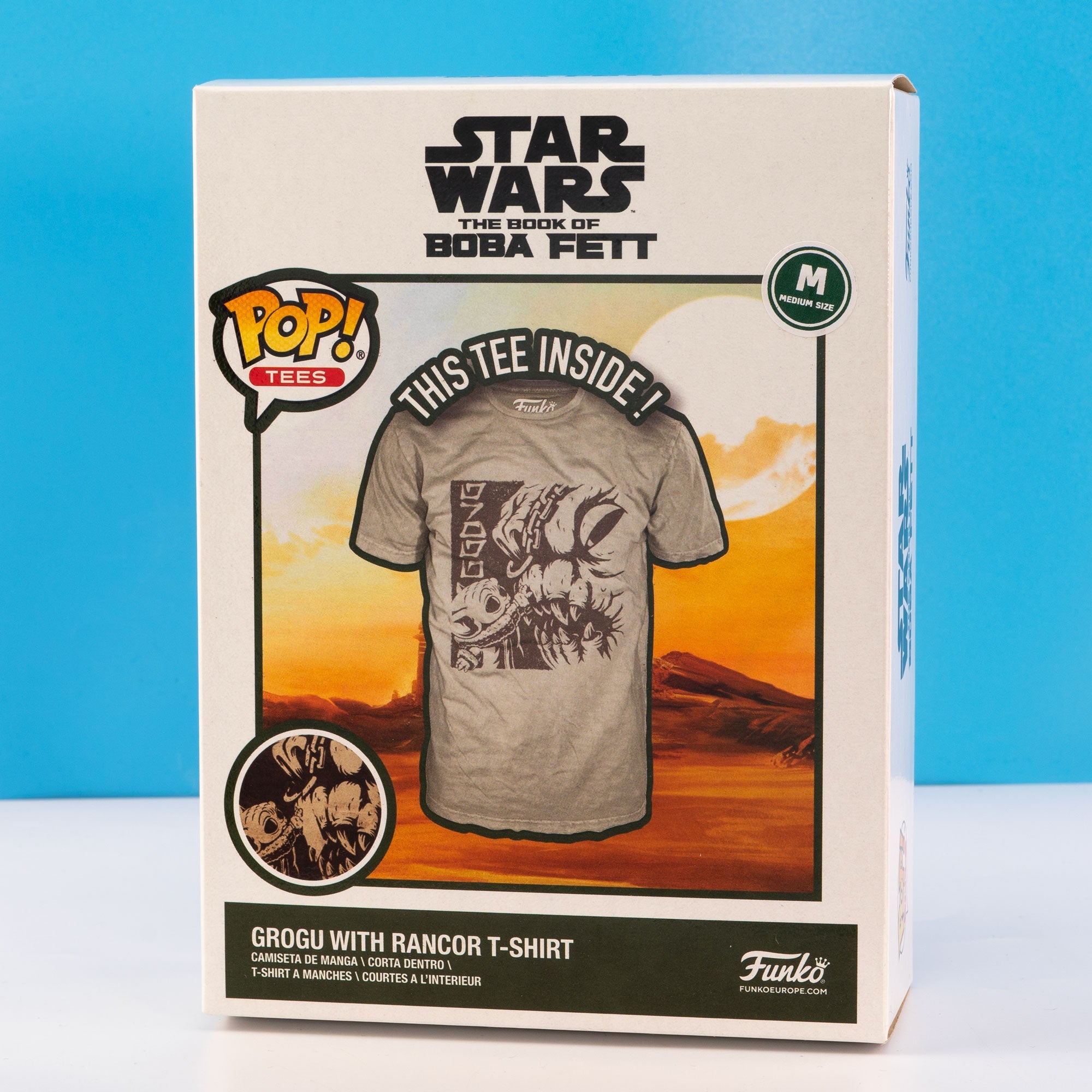 Star Wars Grogu with Rancor Funko Boxed Tee - GeekCore