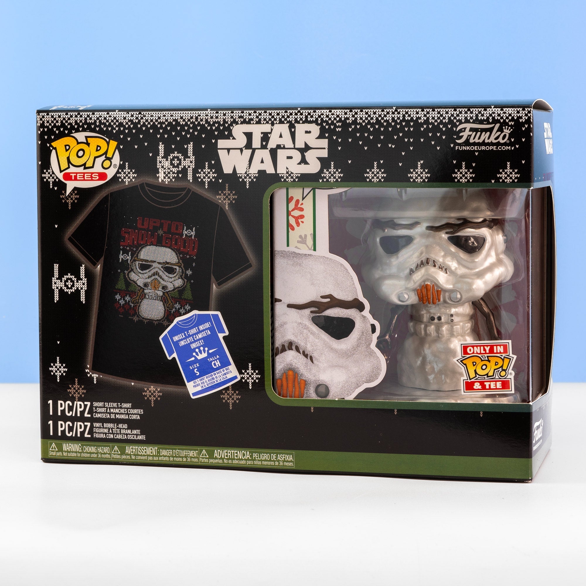 Star Wars Holiday Stormtrooper Funko Pop! Vinyl and Tee Set - GeekCore