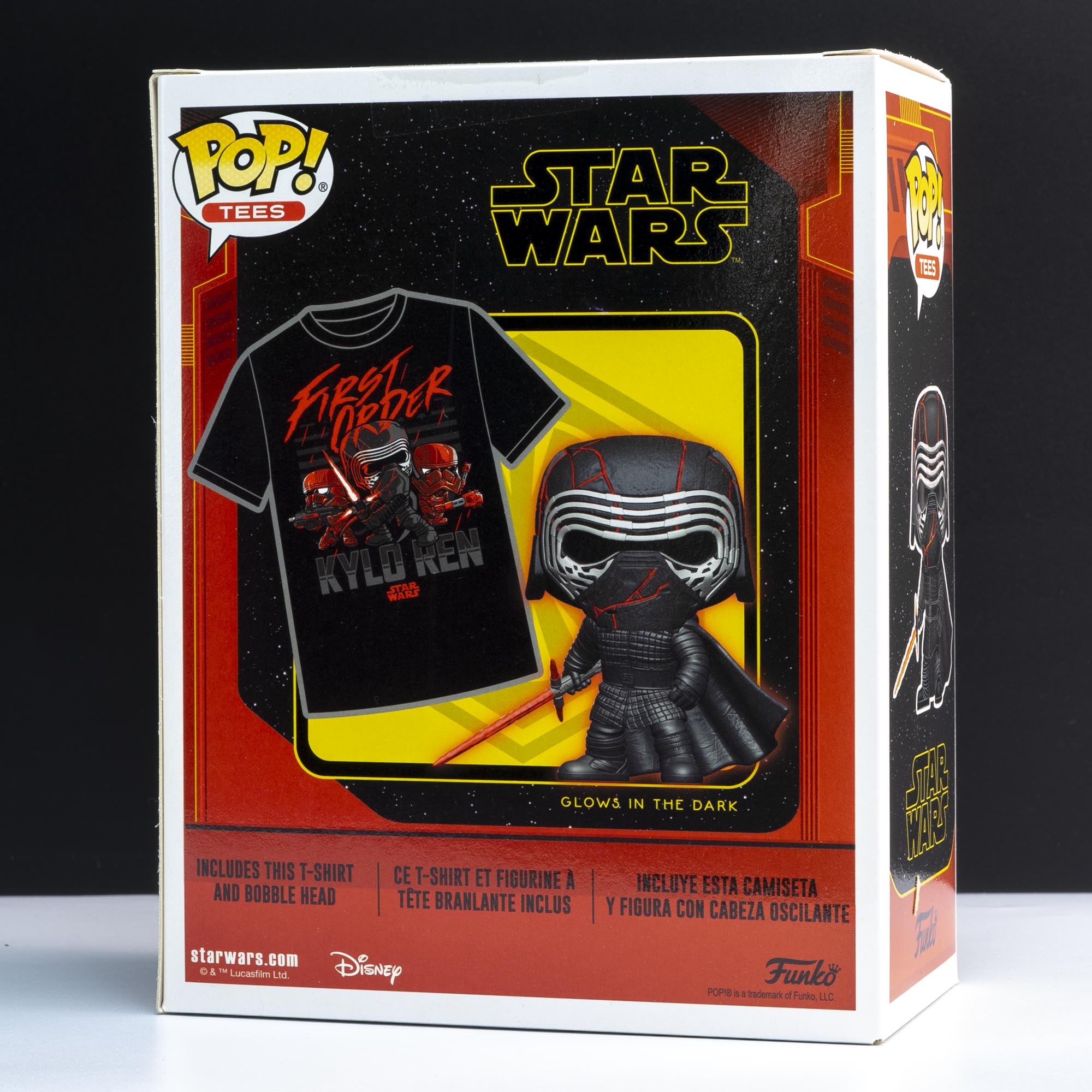Star Wars Kylo Ren Rise of Skywalker Pop! Vinyl and Tee Set - GeekCore