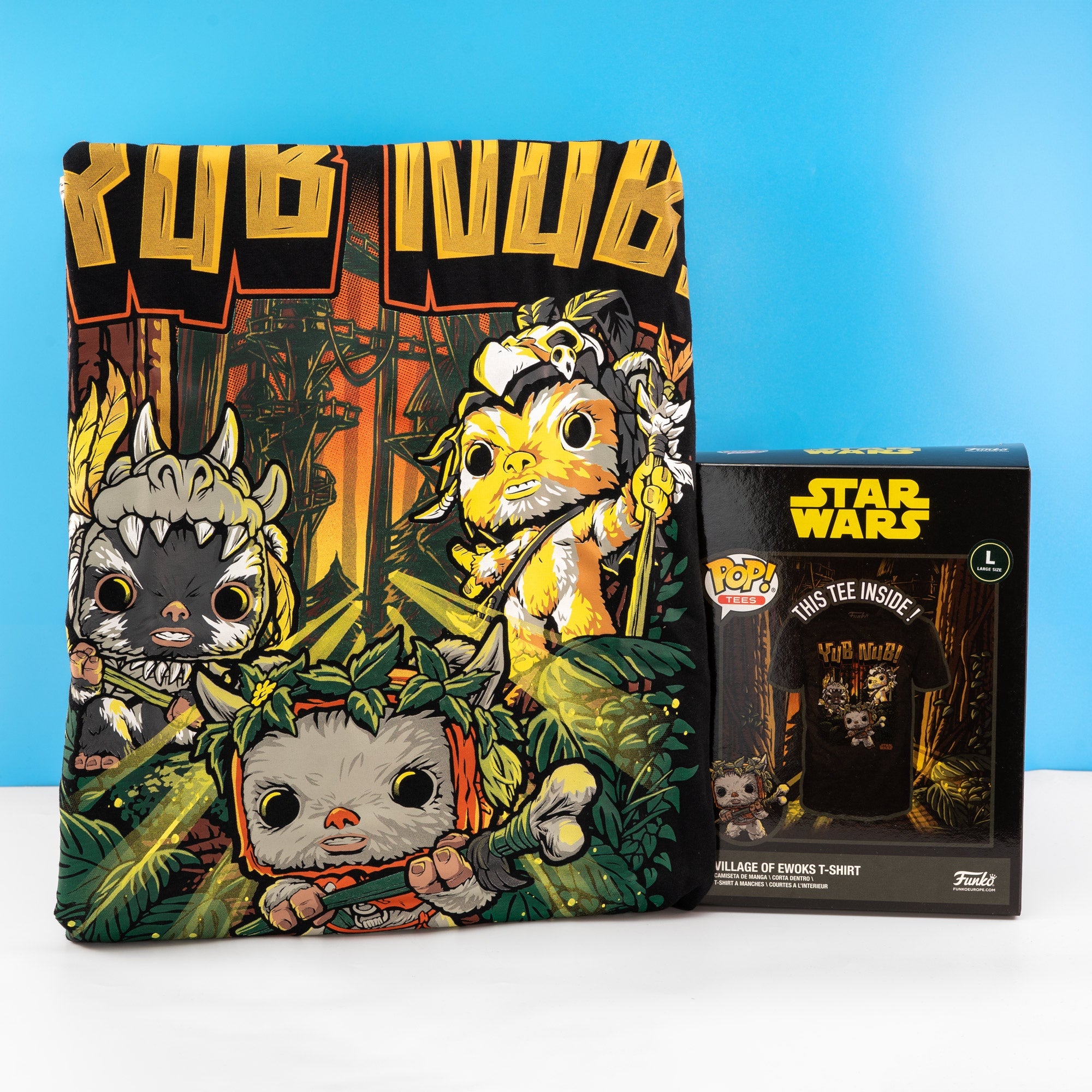 Star Wars Return of the Jedi Ewok Funko Boxed Tee - GeekCore