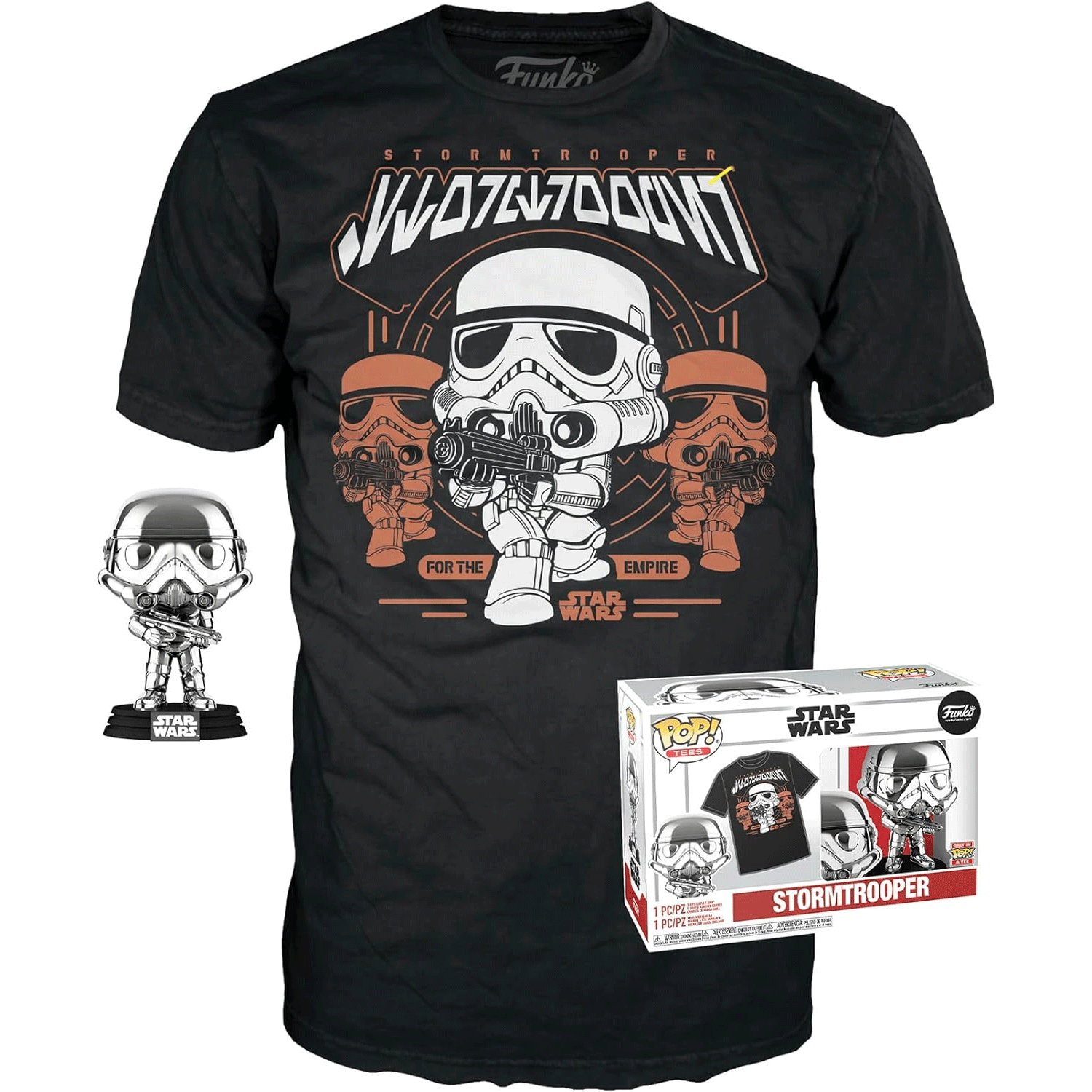 Star Wars Stormtrooper Pop! Vinyl and Tee Set - GeekCore