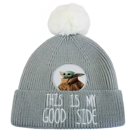 Star Wars The Mandalorian Good Side Pom Pom Beanie - GeekCore