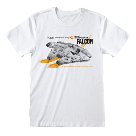 Star Wars Vader Millenium Falcon T - Shirt - GeekCore