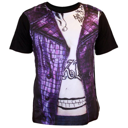 Suicide Squad Joker Costume T - Shirt - GeekCore