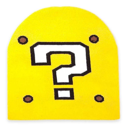 Super Mario Question Block Beanie Hat - GeekCore
