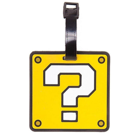 Super Mario - Question Block Luggage Tag - GeekCore