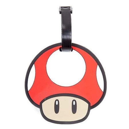 Super Mario - Super Mushroom Luggage Tag - GeekCore