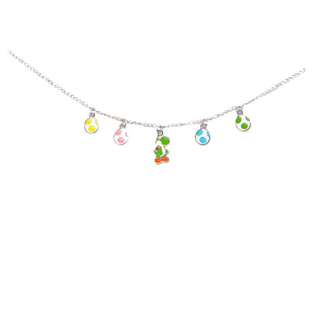 Super Mario Yoshi Necklace - Yoshi & Eggs - GeekCore