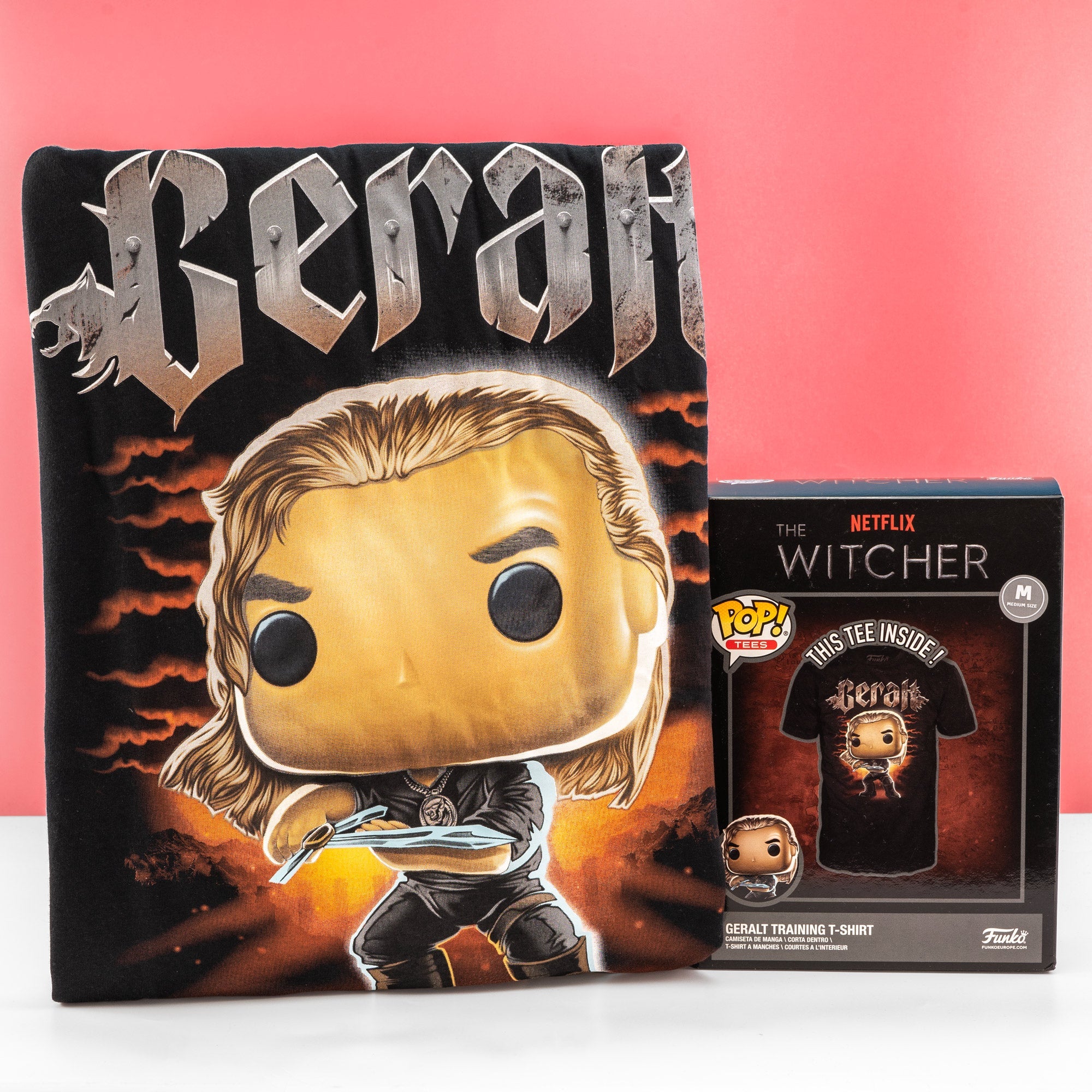 The Witcher - Geralt of Rivia Funko Boxed Tee - GeekCore